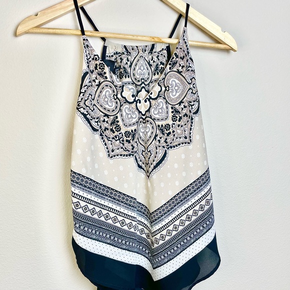 Bwear Floral Mixed Print Scarf Tank Top Size Small - Picture 7 of 13